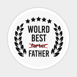 World Best Farter Father Day Magnet